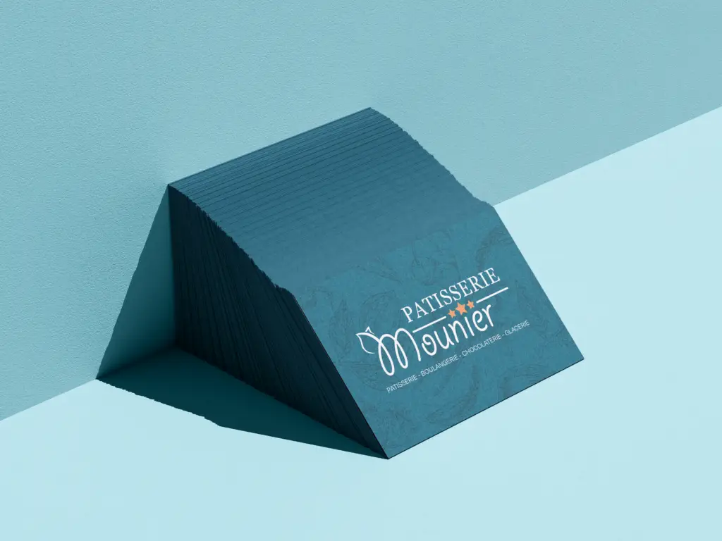 Projet branding Patisserie Mounier réalisé par Roze Studio