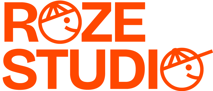 Logo Roze Studio spécialisé en création graphique et identité visuelle